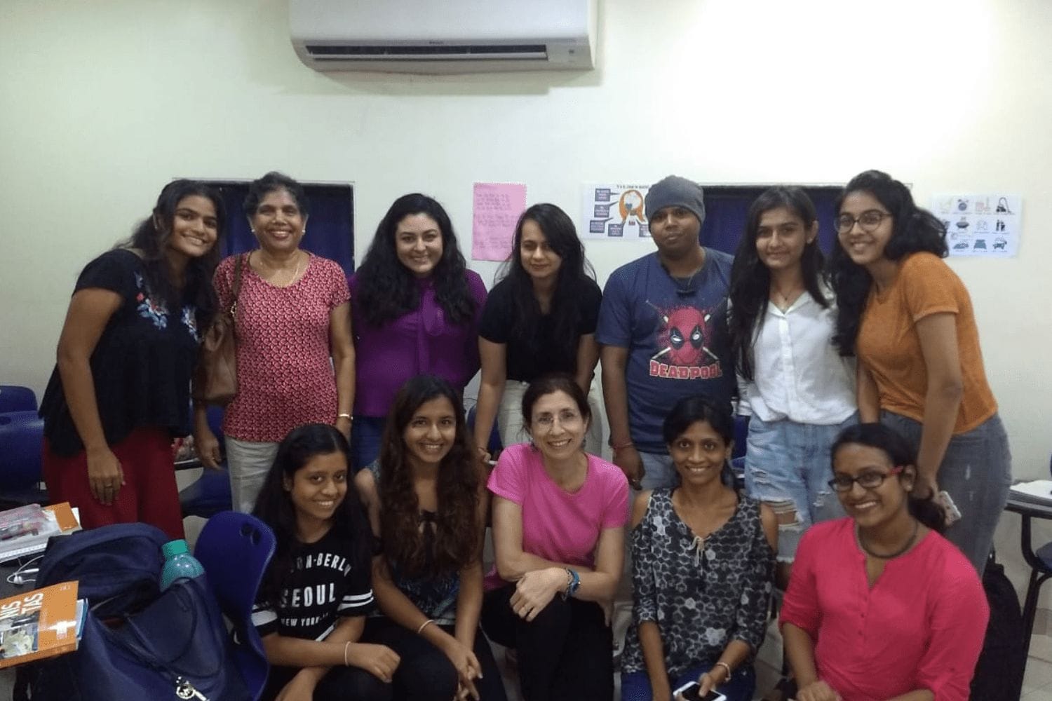 17 students at spanish classes